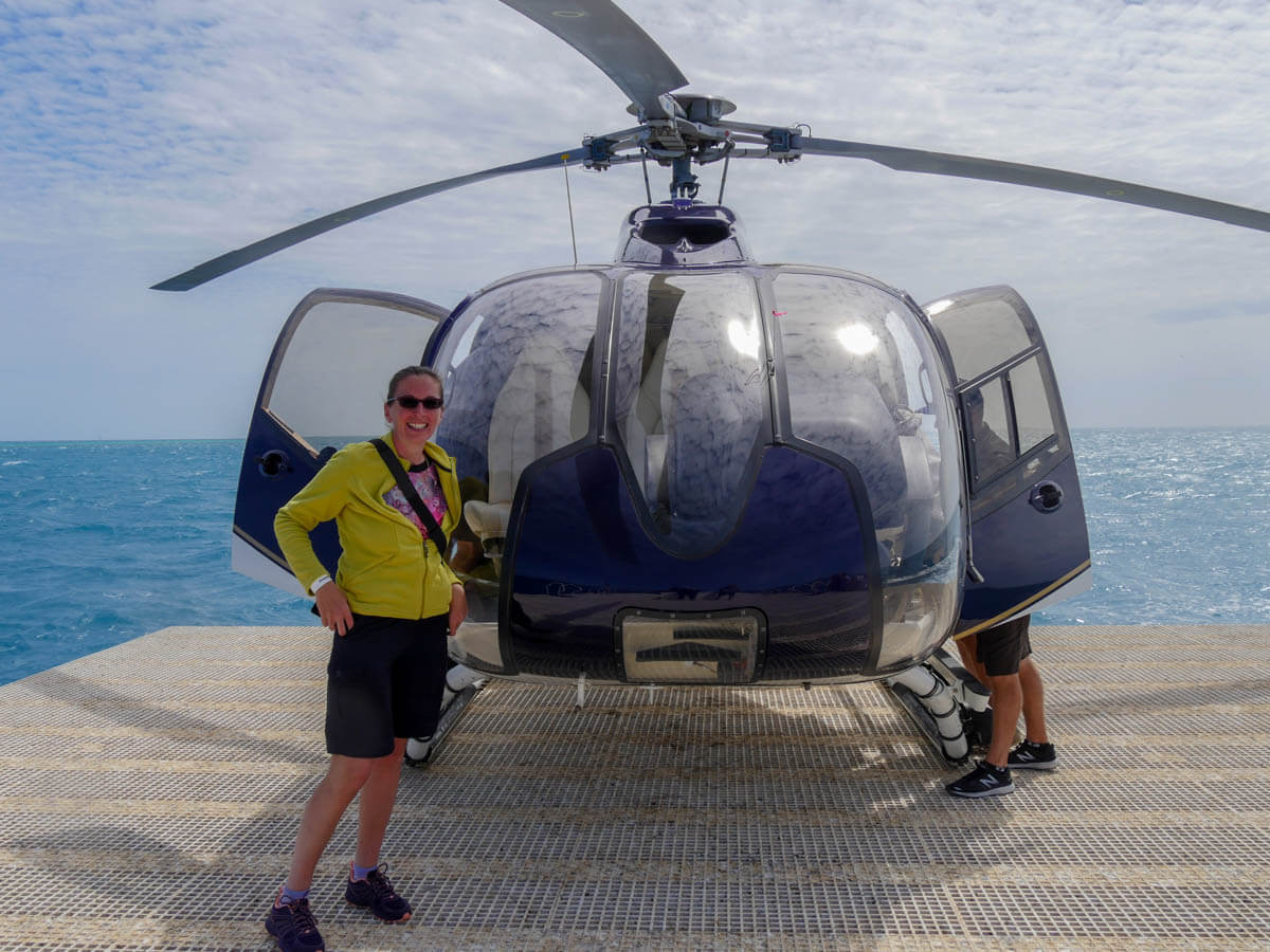 An Image of Me and Hamilton Helicopter