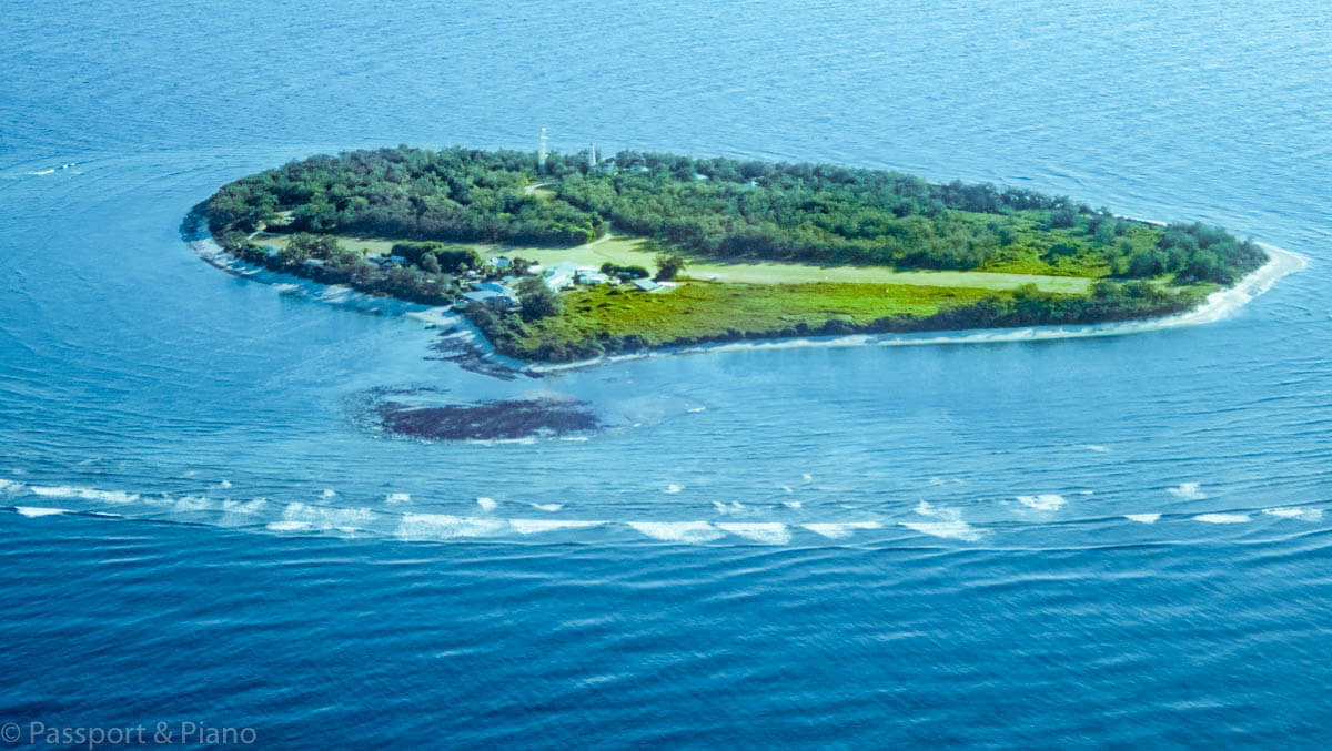 An Aerial Image of Lady Elliott Island