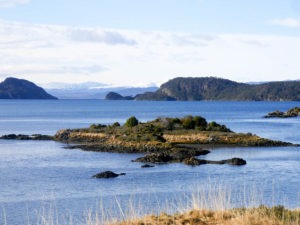 image of a Small island at Lapataia Bay