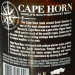 image showing back of the Cape Horn Beer bottle