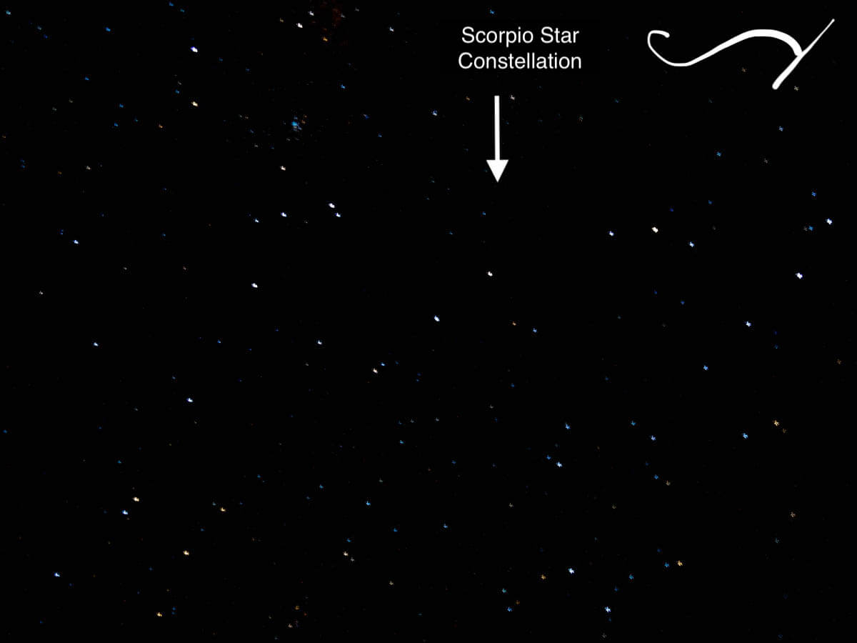 An image of Scorpio Star Constellation