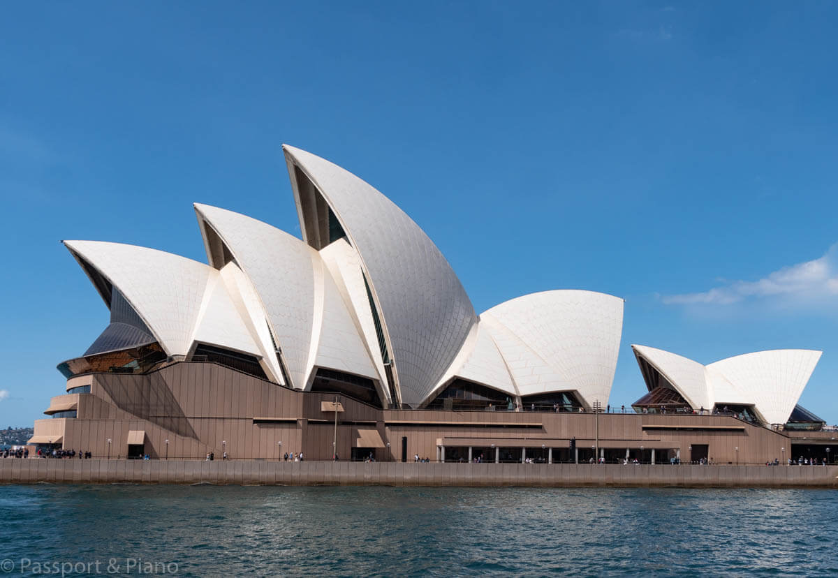 image of the The Magnificent view of Sydney Opera House from the Manly ferry.