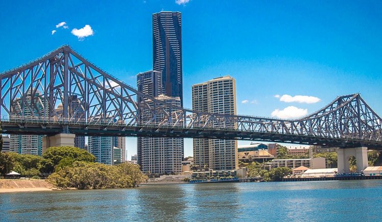 An image of Story Bridge a Brisbane landmark