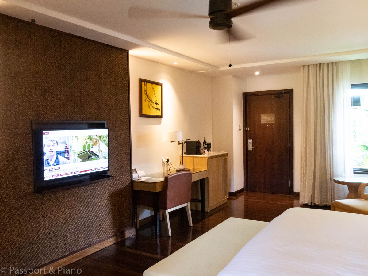An image of the Mulu Marriott hotel bedroom