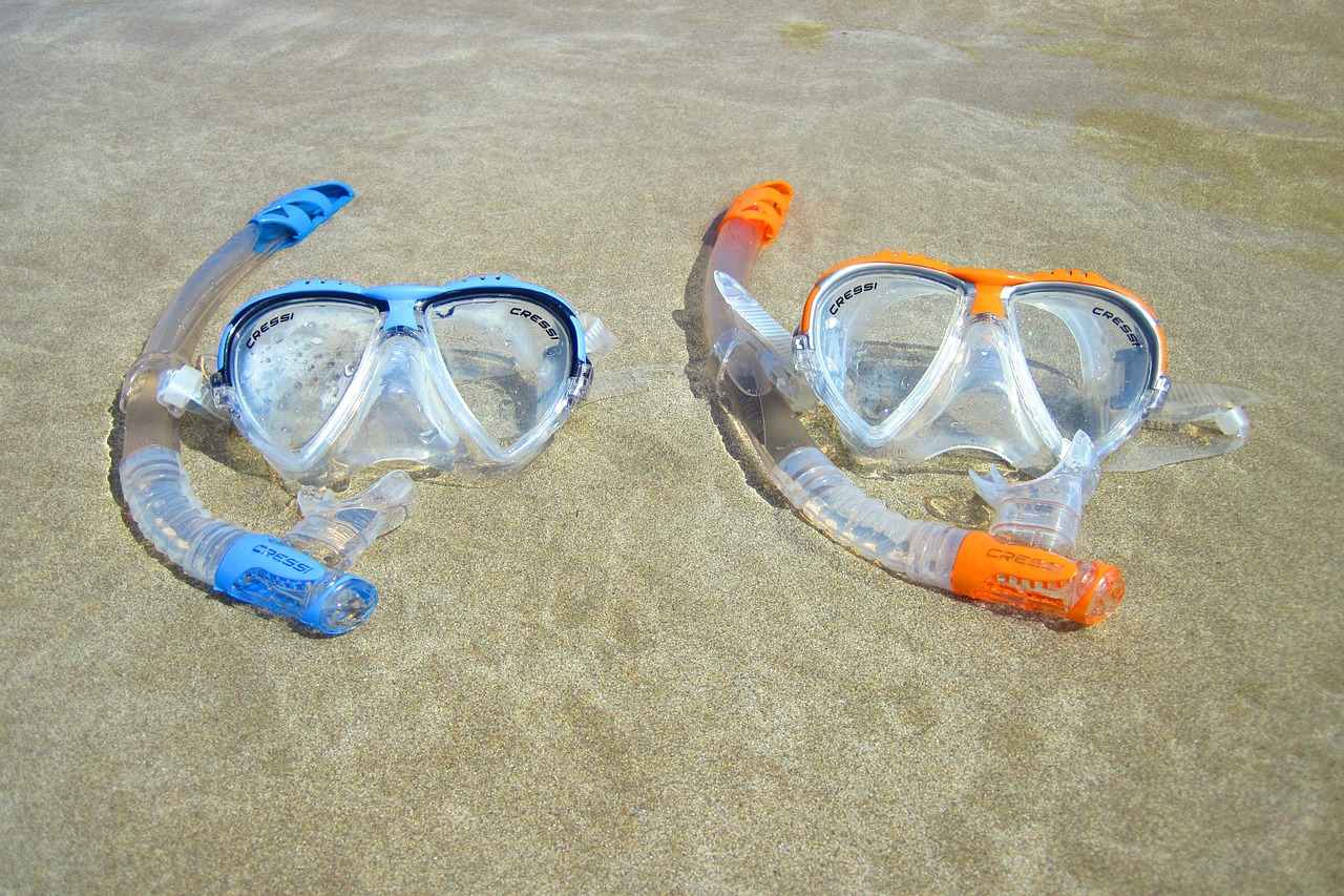 Quality plastic lens scuba mask snorkeling For Maximum Safety