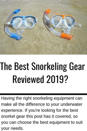 An image of two snorkel masks and a post snippet for the Best Snorkeling Gear Reviewed 2019