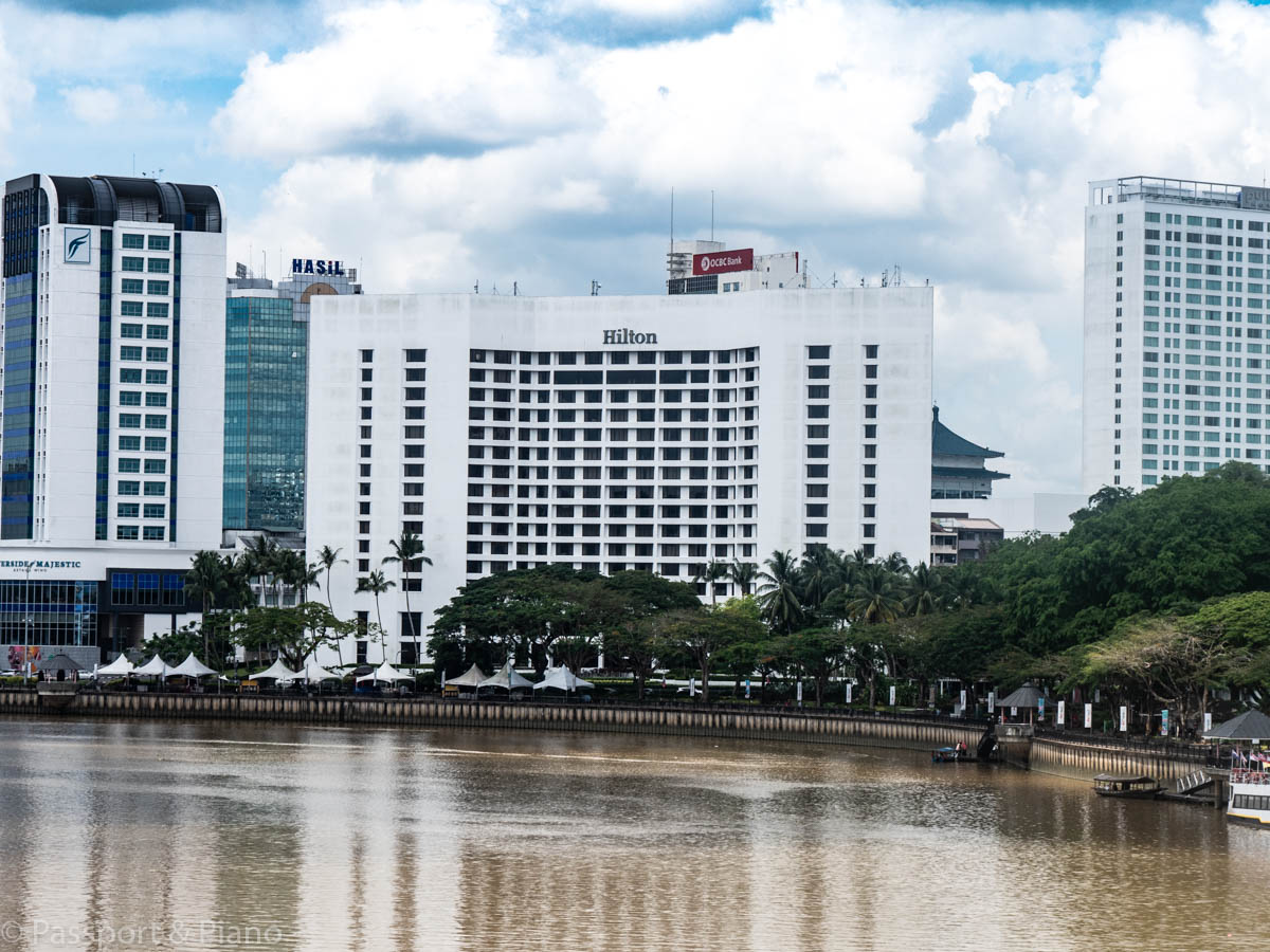 An image of the Hilton Sarawak, the hotel reviewed in this post