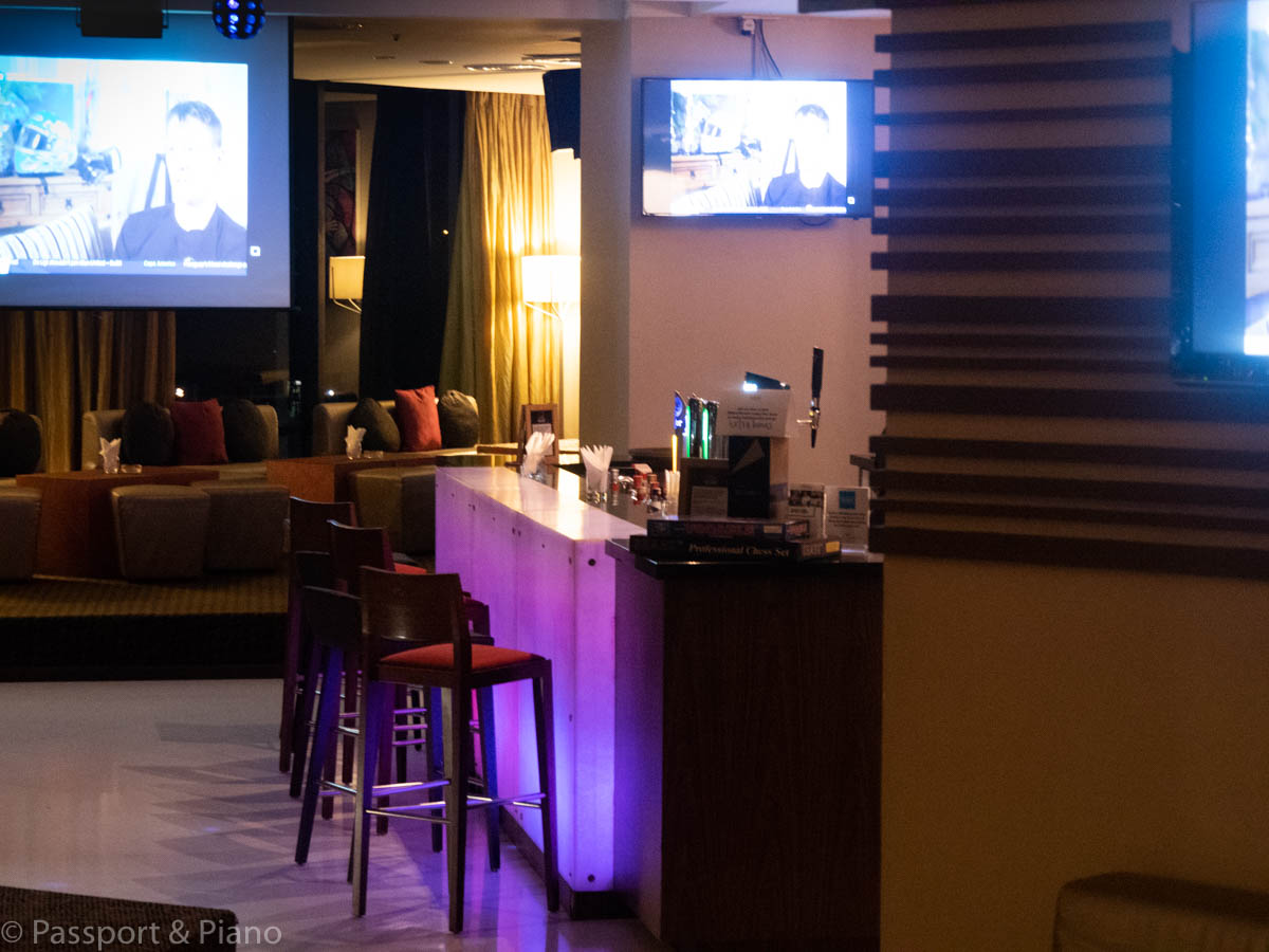 An image of the Senso bar at the Hilton