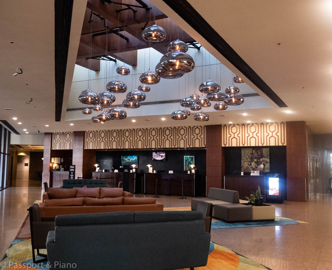 Image of reception at the Hilton Kuching, Malaysia, Hilton Kuching review