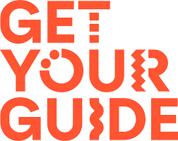 An image of Get your Guide logo, a company that is one of the best travel planning websites for booking day trips