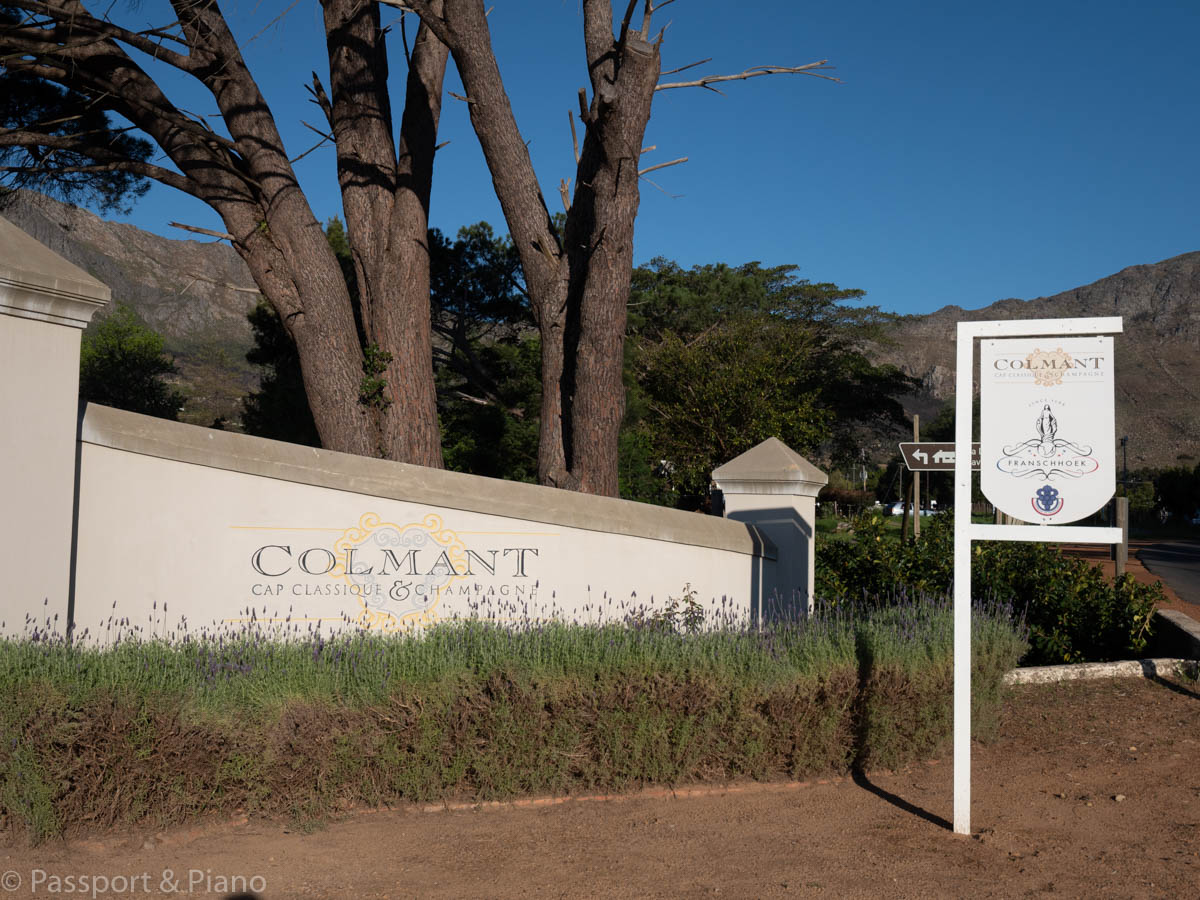 An image of Colmant, where one of things to in Franschhoek is taste champagne