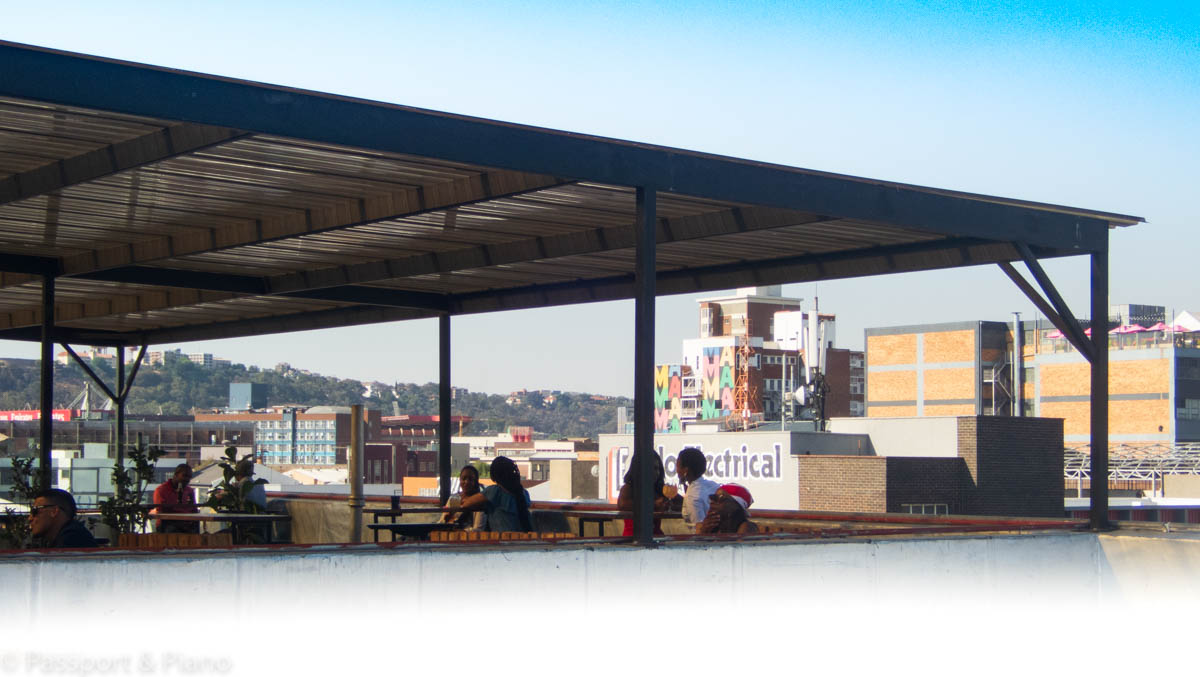 An image of the rooftop BBQ bar 
