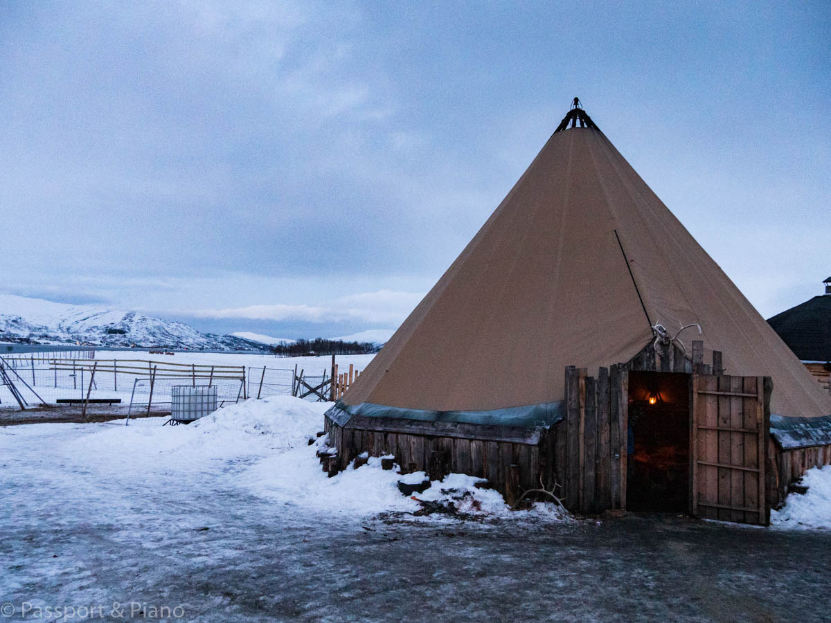 An image of a lavvu Sami tent Norway