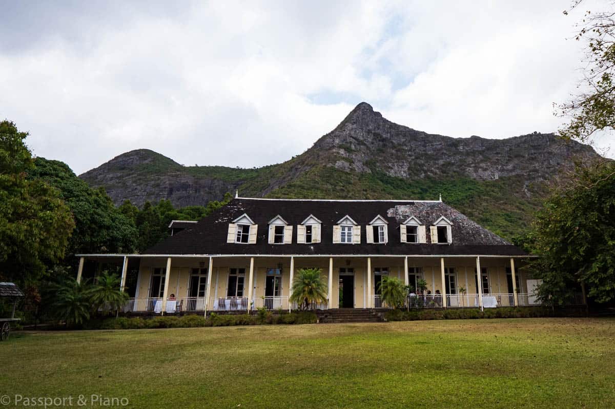 An image of the historical house Eureka, a must when sightseeing mauritius