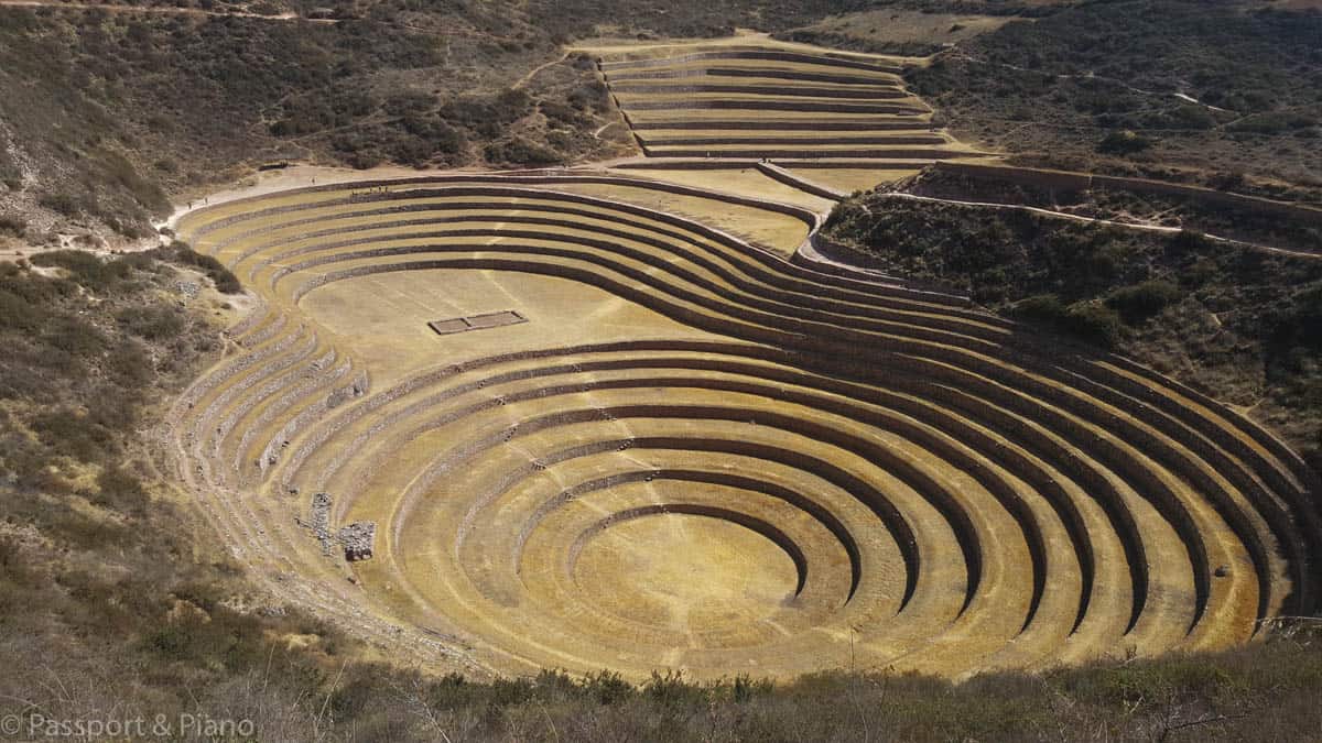 An image of the Inca Circles at moray