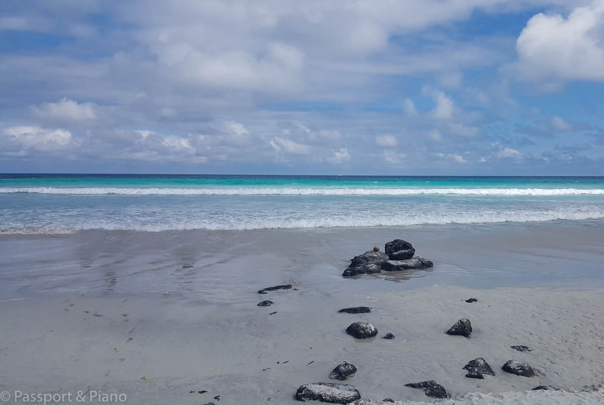 An image of Tortuga Bay one of the nicest beaches in Galapagos Islands